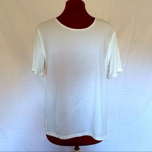 Tianello White Tencel Tee